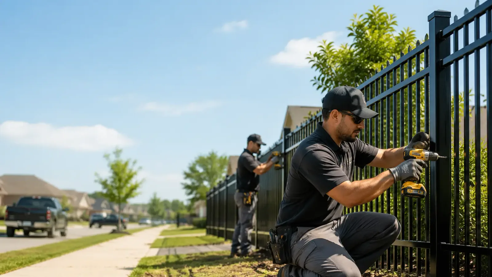 Metal Fence Installation in Orchard, TX